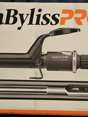 BaBylissPRO Porcelain Ceramic Curling Iron - Black